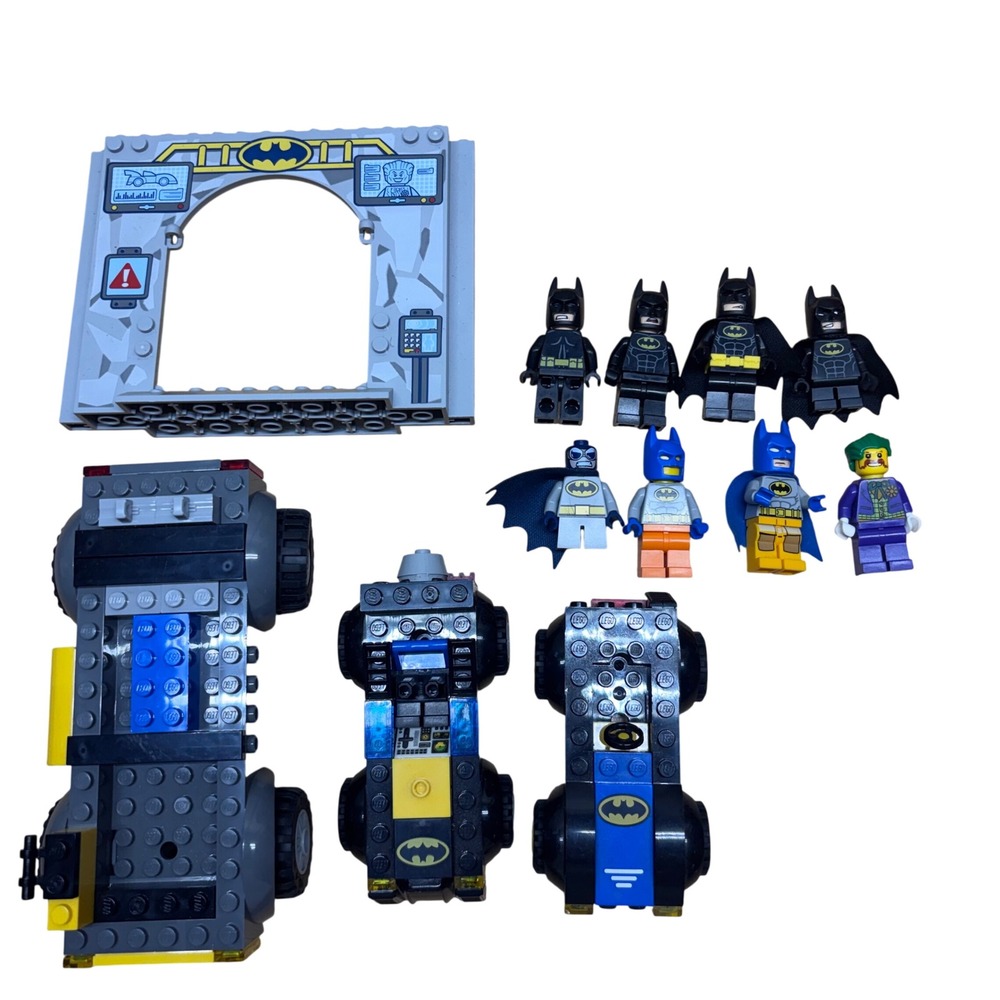 LEGO DC Super Heroes Batman Joker Minifigures & Vehicles Lot Kids Multicolor EX